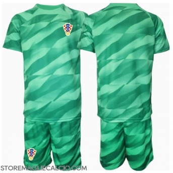 Croazia Portiere Maglia Gara Trasferta Repliche Europei 2024 Bambino
